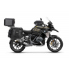 SHAD Set of SHAD TERRA TR40 adventure saddlebags and SHAD TERRA aluminium top case TR55 PURE BLACK, including mounting kit SHAD BMW R1200/R1250GS ADVENTURE