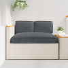 Sada polštářů 3 pcs Antracit Oxford látka 3402129 Sada polštářů 3 pcs Antracit Oxford látka 3402129