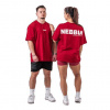 Nebbia Oversized tričko GYM ESSENTIALS 381 - XL - červená Nebbia Oversized tričko GYM ESSENTIALS 381 - XL - červená