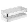 Keuco Collection Moll - Polička, dĺžka 24 cm, biela/chróm 12758010000 Keuco Collection Moll - Polička, dĺžka 24 cm, biela/chróm 12758010000