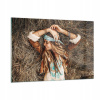 Obrázok na skle 120x80 Hippie Woman Grass (Obrázok na skle 120x80 Hippie Woman Grass) Obrázok na skle 120x80 Hippie Woman Grass (Obrázok na skle 120x80 Hippie Woman Grass)