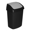 Kôš Curver® SWING BIN, 25 lit., 27.8x34.6x51.1 cm, čierny/sivý, na odpad Kôš Curver® SWING BIN, 25 lit., 27.8x34.6x51.1 cm, čierny/sivý, na odpad