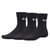 Under Armour | Under Armour Performance Cotton 3p Crw Socks | čierna| L Under Armour | Under Armour Performance Cotton 3p Crw Socks | čierna| L