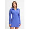 Šaty Calvin Klein Jeans LV047D214G modrá XXS Šaty Calvin Klein Jeans LV047D214G modrá XXS