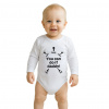 Detské body s potlačou New Baby You can do it daddy! Biela 86 (12-18m) Detské body s potlačou New Baby You can do it daddy! Biela 86 (12-18m)