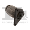 Prużný diel výfuku FA1 VW450-101 Prużný diel výfuku FA1 VW450-101