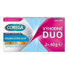 COREGA ORIGINAL EXTRA SILNÝ DUOPACK fixačný krém na zubné náhrady, jemne mätová príchuť 2x40 g COREGA ORIGINAL EXTRA SILNÝ DUOPACK fixačný krém na zubné náhrady, jemne mätová príchuť 2x40 g