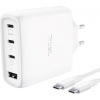 TRUST GaN Nabíječka MAXO 65W, 3xUSB-C,1xUSB-A, bílá 26068 TRUST GaN Nabíječka MAXO 65W, 3xUSB-C,1xUSB-A, bílá 26068
