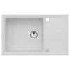 Alveus MERYLL 130 kuchynský granitový drez so sifónom 78x48 - G-11 White, spodná montáž 1117046ST Alveus MERYLL 130 kuchynský granitový drez so sifónom 78x48 - G-11 White, spodná montáž 1117046ST