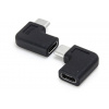 Adaptér PremiumCord USB-C/male - C/female ohnutý o 90° Adaptér PremiumCord USB-C/male - C/female ohnutý o 90°