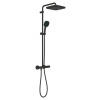Grohe Sprchový systém Tempesta System Cube s termostatickou baterií černá matná 266892431 Grohe Sprchový systém Tempesta System Cube s termostatickou baterií černá matná 266892431