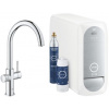 Grohe BLUE HOME dřezová elektronická baterie, s filtračním a chladícím zařízením, Bluetooth, napájení ze sítě, chrom Grohe BLUE HOME dřezová elektronická baterie, s filtračním a chladícím zařízením, Bluetooth, napájení ze sítě, chrom