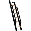 Minka STAIRS Priame rebríkové schodisko Strong buk/čierna, 6 schodov, 152 cm Minka STAIRS Priame rebríkové schodisko Strong buk/čierna, 6 schodov, 152 cm