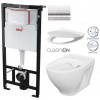 ALCA ALCA Sádromodul - predstenový inštalačný systém s chrómovým tlačidlom M1721 + WC CERSANIT CLEANON MODUO + SEDADLO AM101/1120 M1721 MO1 ALCA ALCA Sádromodul - predstenový inštalačný systém s chrómovým tlačidlom M1721 + WC CERSANIT CLEANON MODUO + SEDADLO AM101/1120 M1721 MO1