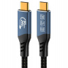PremiumCord USB4™ Version2.0 80Gbps 16K@60Hz 240W Thunderbolt 3 a 4 kabel 0,8m ku4ca08 PremiumCord USB4™ Version2.0 80Gbps 16K@60Hz 240W Thunderbolt 3 a 4 kabel 0,8m ku4ca08