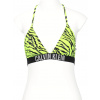 Dámska plavková podprsenka KW0KW02331 OIC neon yellow printed - Calvin Klein S Dámska plavková podprsenka KW0KW02331 OIC neon yellow printed - Calvin Klein S