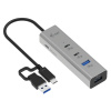 USB Hub I-TEC CAHUBMETAL2A2CPD 4 porty USB Hub I-TEC CAHUBMETAL2A2CPD 4 porty