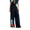 Desigual nohavice čierna | viacfarená XS DESIGUAL 8445110786031 Desigual nohavice čierna | viacfarená XS DESIGUAL 8445110786031