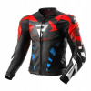 KOŽENÁ BUNDA REBELHORN INFERNO BLACK/BLUE/WHITE/RED 60 KOŽENÁ BUNDA REBELHORN INFERNO BLACK/BLUE/WHITE/RED 60