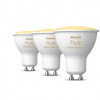 Philips Hue Bluetooth 3x žiarovka LED RGB GU10 4,3W, 350lm, 2000-6500K, biela + bridge Philips Hue Bluetooth 3x žiarovka LED RGB GU10 4,3W, 350lm, 2000-6500K, biela + bridge