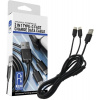 Nabíjací USB-C kábel 2v1 k ovládaču čierny 2 m Nabíjací USB-C kábel 2v1 k ovládaču čierny 2 m