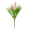 Boltze Umelá rastlina kytica tulipánov svetlo ružová 6 x 10 x 30 cm Boltze Umelá rastlina kytica tulipánov svetlo ružová 6 x 10 x 30 cm
