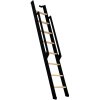 Minka STAIRS Priame rebríkové schodisko Strong buk/čierna, 8 schodov, 199 cm Minka STAIRS Priame rebríkové schodisko Strong buk/čierna, 8 schodov, 199 cm