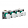 Axor Edge - Základné teleso pre termostat s inštaláciou na stenu/pod omietku pre 3 spotrebiče, 45443180 Axor Edge - Základné teleso pre termostat s inštaláciou na stenu/pod omietku pre 3 spotrebiče, 45443180