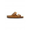 Birkenstock šľapky na plochom podpätku dámske semišové 1031731 hnedá EUR 38 Birkenstock šľapky na plochom podpätku dámske semišové 1031731 hnedá EUR 38