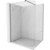 Mexen Kioto, sprchová zástena Walk-In 160 x 200 cm, 8mm číre sklo, grafitový profil, 800-160-101-95-06 Mexen Kioto, sprchová zástena Walk-In 160 x 200 cm, 8mm číre sklo, grafitový profil, 800-160-101-95-06