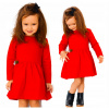 Dievčenské šaty - Trapezoidálne šaty pred Baya's Knee Veľkosť 122 (Brilantné šaty Pompoma - 122 Red - Baya) Dievčenské šaty - Trapezoidálne šaty pred Baya's Knee Veľkosť 122 (Brilantné šaty Pompoma - 122 Red - Baya)