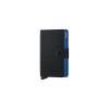 Secrid Miniwallet Matte Black-Blue MM-Black-Blue