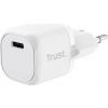 TRUST MAXO 20W USB-C CHARGER WHITE TRUST MAXO 20W USB-C CHARGER WHITE