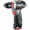 Metabo PowerMaxx BS BL Q 601749500 aku vrtací šroubovák 12 V 2 Ah Li-Ion akumulátor 2 akumulátory