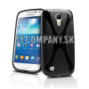 Silikónový obal Samsung Galaxy S IV Mini – X Line – čierna Silikónový obal Samsung Galaxy S IV Mini – X Line – čierna