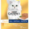Purina Gourmet Gold pre mačky, tuniak, pečeň, moriak, hovädzia paštéta, 8x85 g Purina Gourmet Gold pre mačky, tuniak, pečeň, moriak, hovädzia paštéta, 8x85 g