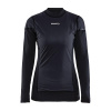 Termo tričko CRAFT Active Extreme X Wind LS W black granite XS Termo tričko CRAFT Active Extreme X Wind LS W black granite XS