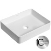 Laveo KVADRATO keramické umývadlo na dosku VUK_6247 Laveo KVADRATO keramické umývadlo na dosku VUK_6247