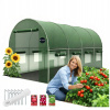 Fóliovník / Fóliový tunel 400 x 250 cm 10 m² zelený Fóliovník / Fóliový tunel 400 x 250 cm 10 m² zelený