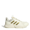 adidas Court Flight Netball Shoes Womens White/Gold 8 (42) adidas Court Flight Netball Shoes Womens White/Gold 8 (42)