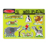 Melissa & Doug Drevené zvukové puzzle - Zvieratká ZOO Melissa & Doug Drevené zvukové puzzle - Zvieratká ZOO