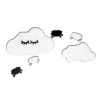 Adam Toys Dekorácie na stenu - Spiaci mráčik s ovečkama, bielo/čierne Adam Toys Adam Toys Dekorácie na stenu - Spiaci mráčik s ovečkama, bielo/čierne Adam Toys