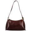 Dámska kožená kabelka na rameno hnedá - Delami Vera Pelle Araxi hnedá Dámska kožená kabelka na rameno hnedá - Delami Vera Pelle Araxi hnedá