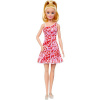 Barbie Modelka – Ružové kvetinové šaty 194735094073