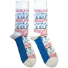 Ponožky The Beatles - Help! Outlines Repeat, Unisex,Biela,UK 7 - 11 Ponožky The Beatles - Help! Outlines Repeat, Unisex,Biela,UK 7 - 11