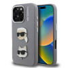 Karl Lagerfeld Grained PU K&CH Heads zadný kryt pre iPhone 16 Pro Max Grey Karl Lagerfeld Grained PU K&CH Heads zadný kryt pre iPhone 16 Pro Max Grey