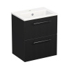 Kúpeľňová skrinka s umývadlom Intedoor TRENTA 50 cm čierna matná TRE MINI 50 2Z B A9276 Kúpeľňová skrinka s umývadlom Intedoor TRENTA 50 cm čierna matná TRE MINI 50 2Z B A9276