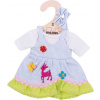 Bigjigs Toys Modré bodkované šaty s jeleňom pre bábiku 28 cm Bigjigs Toys Modré bodkované šaty s jeleňom pre bábiku 28 cm