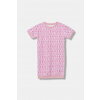 Dievčenské bavlnené šaty Guess J5YK07.KAD74.9BYA ružová 122-125 Dievčenské bavlnené šaty Guess J5YK07.KAD74.9BYA ružová 122-125