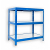 Kovový regál policový Biedrax 60 x 60 x 90 cm, modrý - 3 police pozink Kovový regál policový Biedrax 60 x 60 x 90 cm, modrý - 3 police pozink